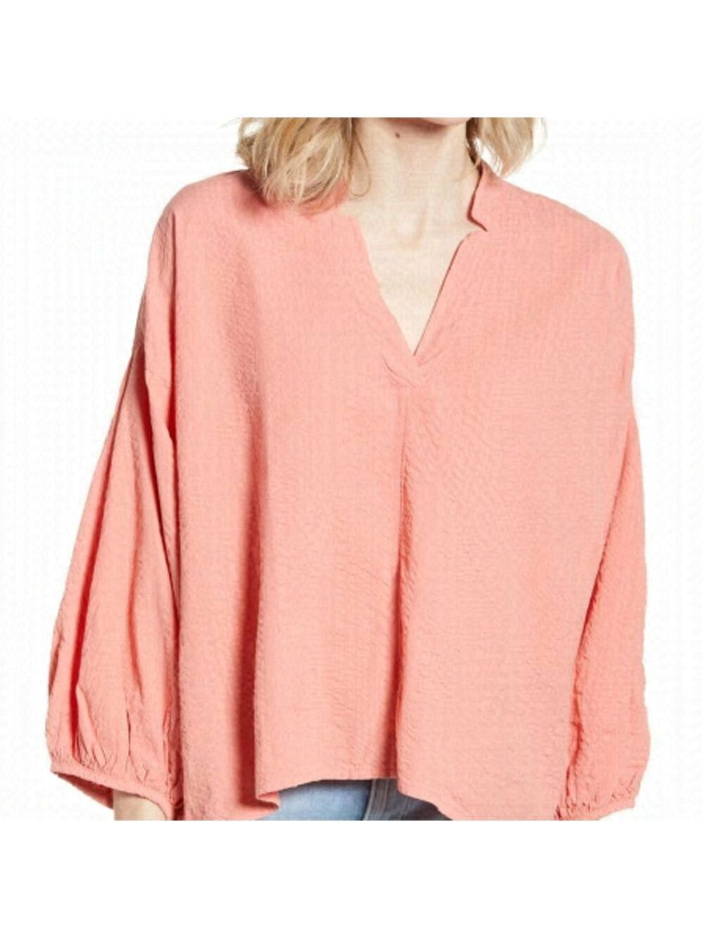 LOU & Grey Top BNWOT Vneck Pink Small Oversized